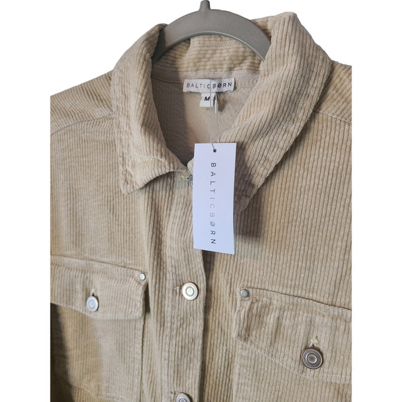 Baltic Born Greeley Corduroy Jacket in Sand NWT Size Medium - Picture 8 of 10